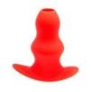 Plug Tunnel Stretch Rouge Extra large 16 x 7.5cm Plug Tunnel Stretch Rouge Extra large 16 x 7.5cm