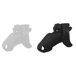 Cage de Chasteté Flexty M 10.5 x 3.5cm Noire pas cher