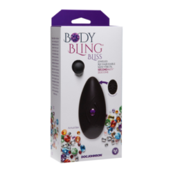 Vibromasseur Bliss - Mini Noir Violet pas cher sur la boutique du poppers
