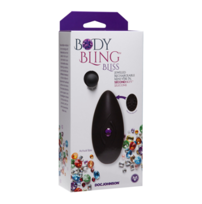 Vibromasseur Bliss - Mini Noir Violet pas cher sur la boutique du poppers