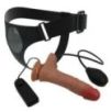 Gode Ceinture Vibrant Éjaculateur Oher 15 x 4cm Marron