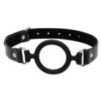 Bâillon en silicone Ring Gag 40mm Noir