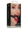 Bâillon en silicone Ring Gag 40mm Noir