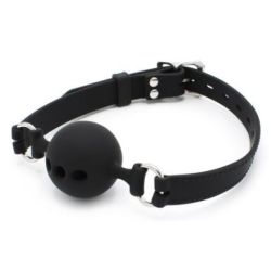 Bâillon Boule percée Ball Gag 43mm pas cher
