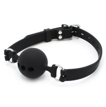 Bâillon Boule percée Ball Gag 43mm pas cher