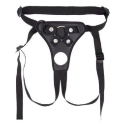 Harnais pour gode-ceinture Open Strap Noir pas cher