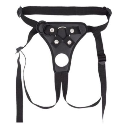Harnais pour gode-ceinture Open Strap Noir pas cher