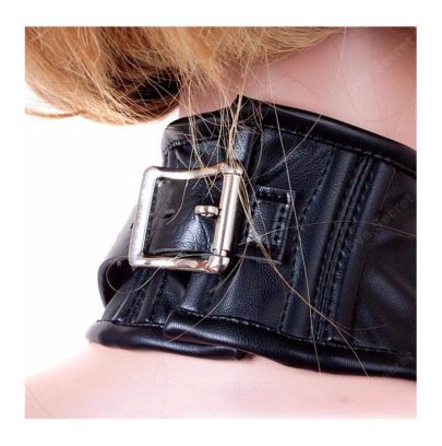 Collier de posture BDSM Noir