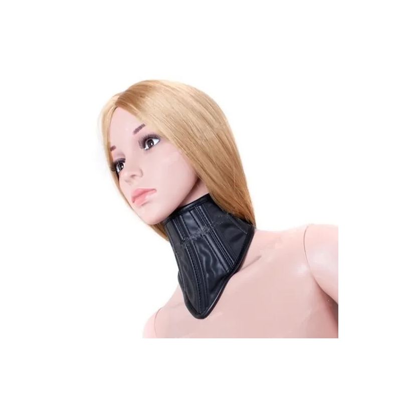 Collier de posture BDSM Noir