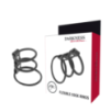 Ensemble de 3 cockrings flexibles Darkness Ensemble de 3 cockrings flexibles Darkness