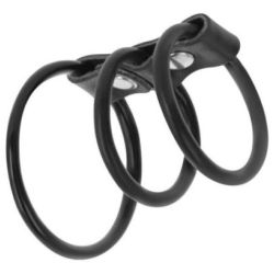 Ensemble de 3 cockrings flexibles Darkness