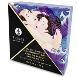 SHUNGA - SELS DE BAIN A GOÛT VIOLET EXOTIQUE 75 GR pas cher