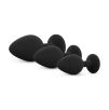 Lot de plugs anaux Soiree - Noir Lot de plugs anaux Soiree - Noir