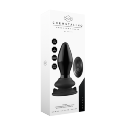 Plug en verre vibrant Stretchy 9.5x4.1cm sur La boutique du poppers Plug en verre vibrant Stretchy 9.5x4.1cm