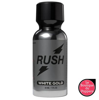 Poppers Rush White Gold 30ml Propyl pas cher