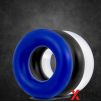 Lot de 3 cockring Xtrm Bleu Blanc Noir Lot de 3 cockring Xtrm Bleu Blanc Noir