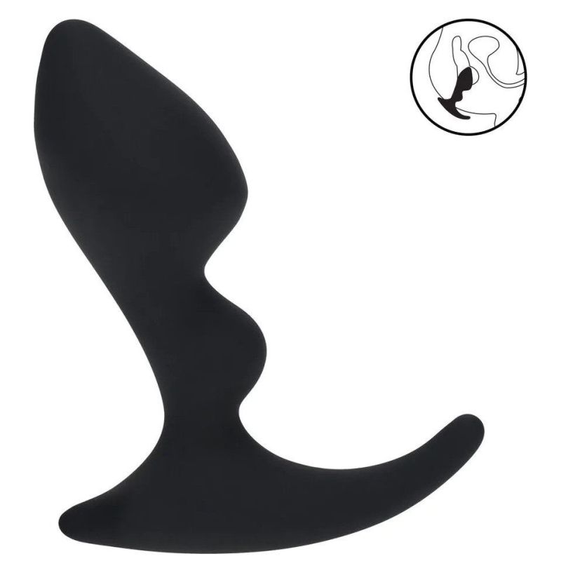 Plug prostate Double Ripple 9 x 4.2cm