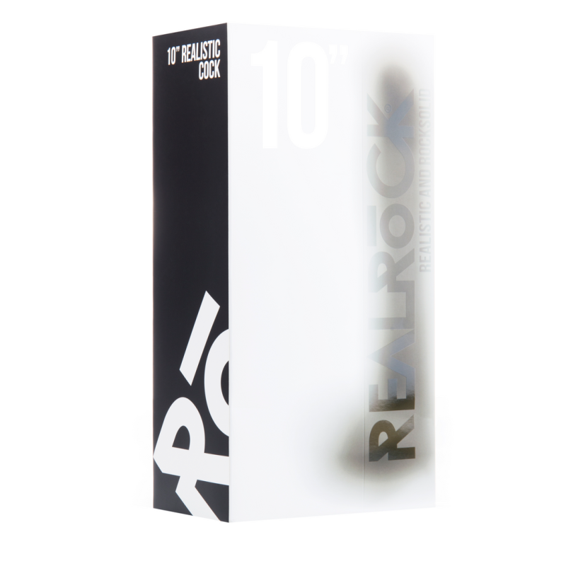 Gode réaliste RealRock Noir 27x5cm