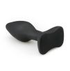 Plug anal noir en silicone - Small 7.5x2.8cm Plug anal noir en silicone - Small 7.5x2.8cm