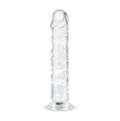 Godemiché en gel sans testicules - 20x3.8 cm Transparent pas cher