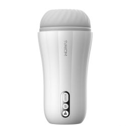 Masturbateur Robin vibrant blanc pas cher