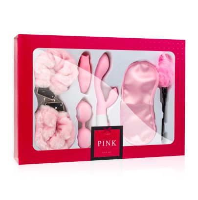 Box coquine I Love Pink Gift - 6 pièces pas cher