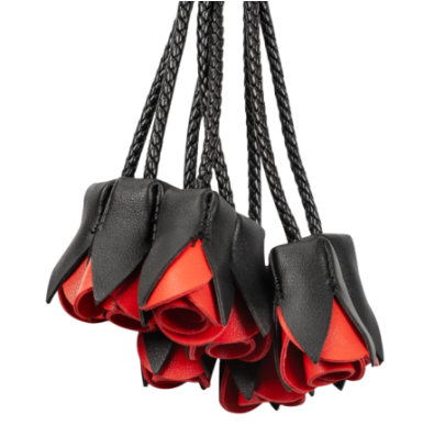 Fouet Rose - Noir et Rouge