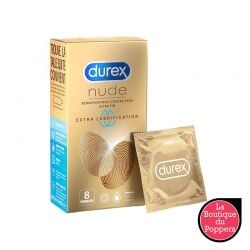 Préservatifs Nude Extra Lubrification - Sensation Peau x8 pas cher
