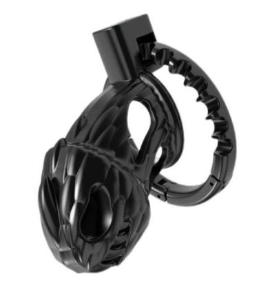 Cage Dinocock 10 x 3.7 cm Noire pas cher