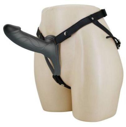 Gode ceinture creux Landon Noir 16 x 4.4cm pas cher