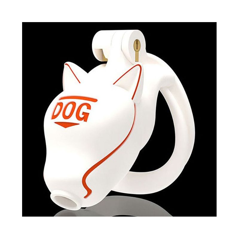 Cage Doglock Blanche 9 x 3.3cm