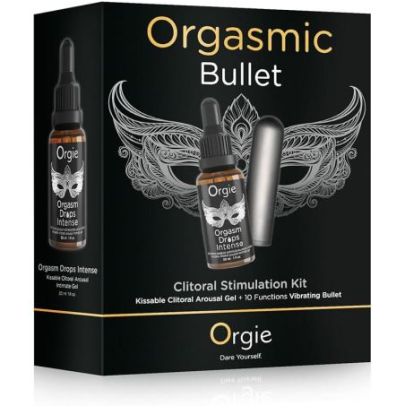 Coffret Bullet vibrant + Gel stimulant clitoris Orgasmic bullet