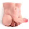Masturbateur entrée anus et pénis flexible Torsoman 20 x 4.8cm