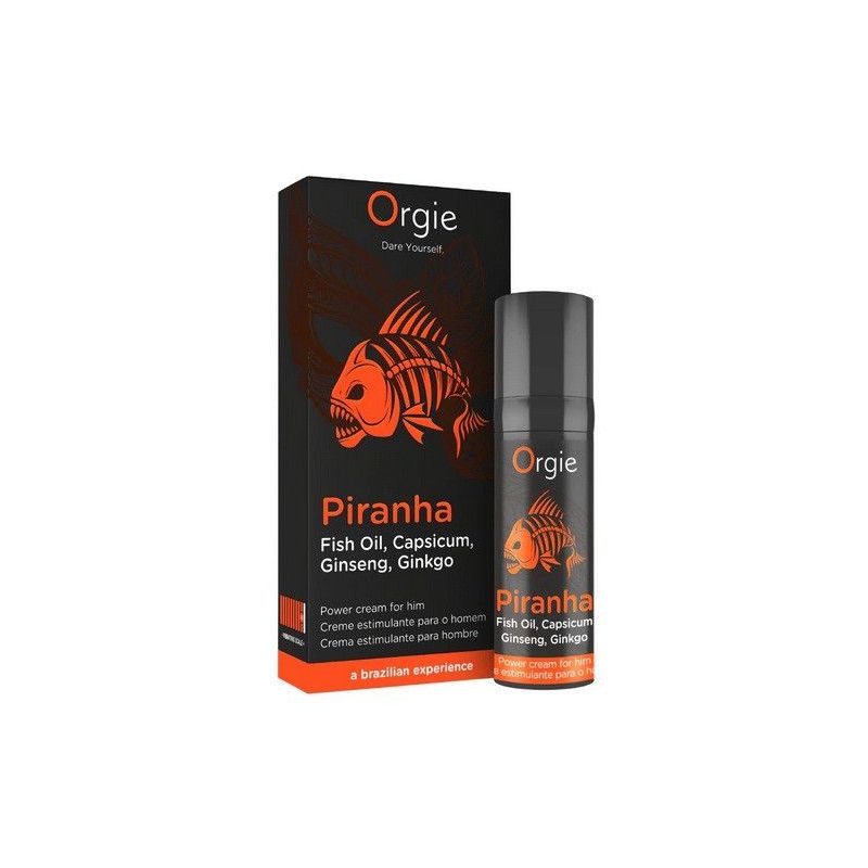 Crème de pénis stimulante Piranha 15ml