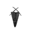 Camisole pour Bras Lace-Up Full Noire