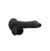 Gode réaliste Noir avec testicules 21.5x4.2cm Realrock Gode réaliste Noir avec testicules 21.5x4.2cm Realrock