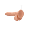 Gode réaliste Chair avec testicules 21.5x4.2cm Realrock