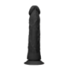 Gode réaliste Noir 23x5cm Realrock
