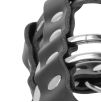 Cage de chasteté en cuir avec serrure Darkness
