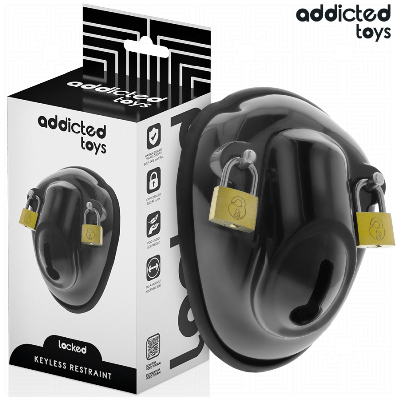 Cage de chasteté sans clé 11.5cm Addicted Toys