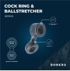 Anneau pénien et séparateur de testicules - Gris Boners
