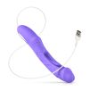 Godemiché vibrant avec stimulateur du point G Flax - Good Vibes Only