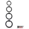 Lot de 4 Anneaux de gland Updick 25-34 mm Noirs