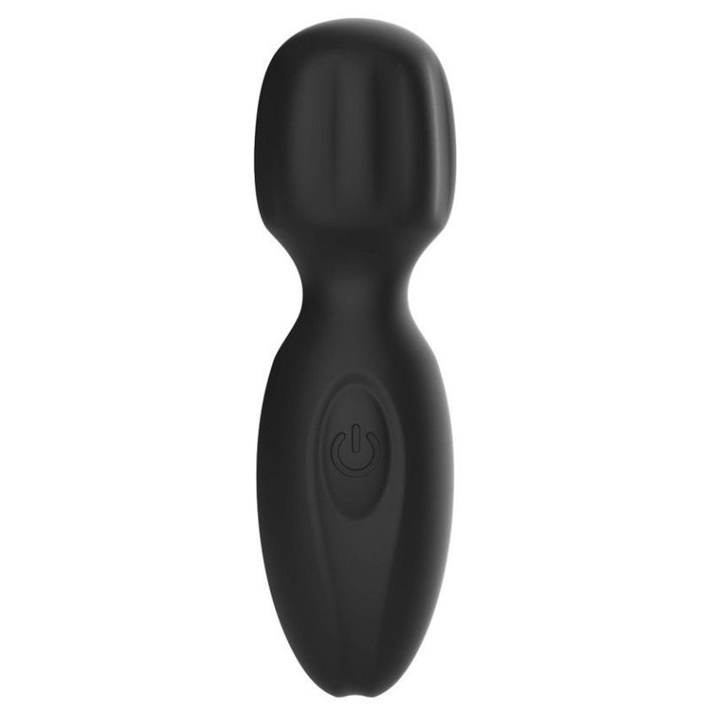 Mini Wand Lunius 11 cm Noir - 10 Vibrations