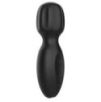 Mini Wand Lunius 11 cm Noir - 10 Vibrations