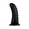 Plug Anal Double Ribbed - 26cm Black BUTTR Plug Anal Double Ribbed - 26cm Black BUTTR