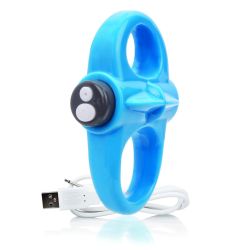 Anneau Penien rechargeable Yoga Blauw Bleu The Screaming O sur La boutique du poppers Anneau Penien rechargeable Yoga Blauw Bleu The Screaming O