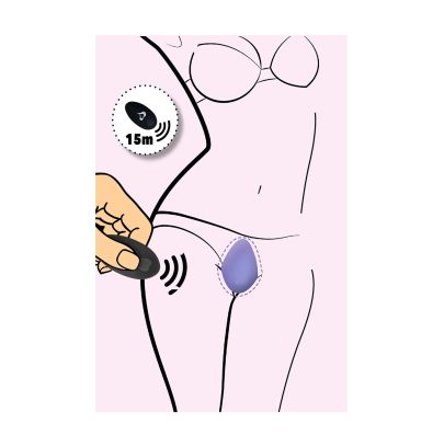 Stimulateur télécommandé Panty Vibe noir - FeelzToys