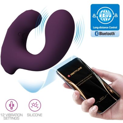 Vibromasseur Connecté Billy Pretty Love – Contrôle par Application Gratuite Violet