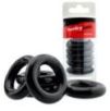 Lot de 5 Cockrings étirables Jacker 5-Stack 22mm Noirs Lot de 5 Cockrings étirables Jacker 5-Stack 22mm Noirs